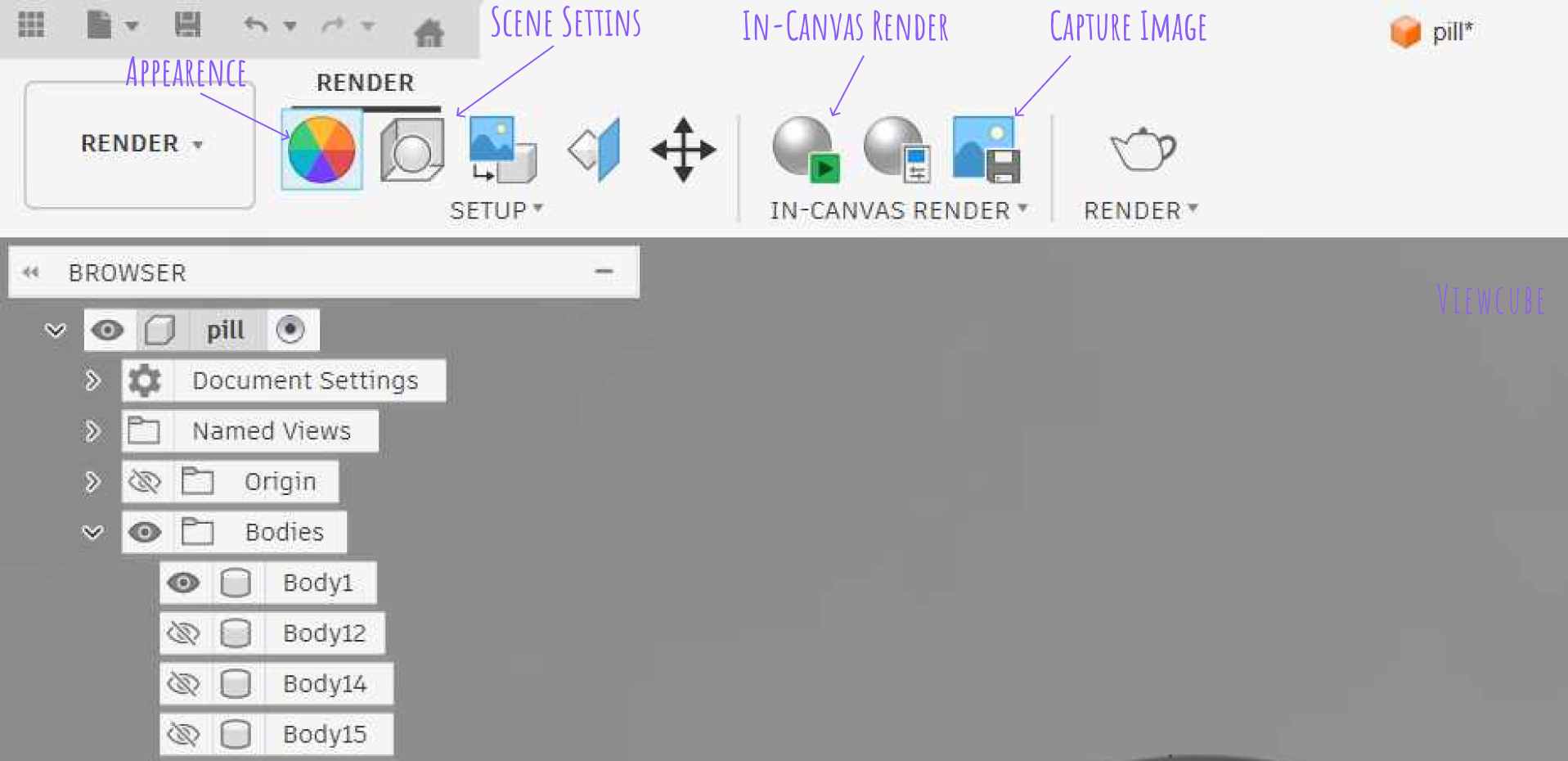 3D design of Final Project in Fusion